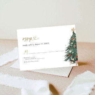Cartons Réponse Élégant C'Est La Saison D'Être Marié Mariage