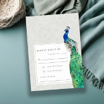 Cartons Réponse Elégant Classy Ornate Aquarelle Peacock Mariage<br><div class="desc">Classy Ornate Watercolor Peacock Collection - c'est une élégante aquarelle Illustration de paon lumineux coloré, avec une bordure ornée. Idéal pour vos mariage et fêtes de classe moderne. Il est très facile de customiser, avec vos données personnelles. Si vous avez besoin d'un autre produit correspondant ou de la personnalisation, veuillez...</div>