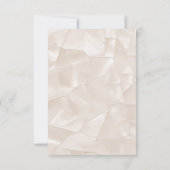 Cartons Réponse Élégant code QR de mariage en calligraphie minimal (Dos)