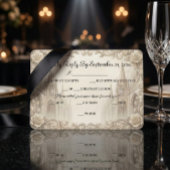 Cartons Réponse Elegant Cream Monochromatic Cathedral