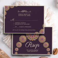 Elégant et Floral Motif géométrique Mariage islami