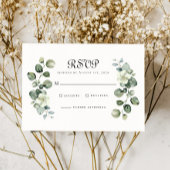 Cartons Réponse Elégant Eucalyptus Feuille Arc Mariage de verdure