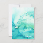 Cartons réponse | Élégant Floral Rustique Printemp (Dos)