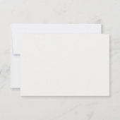 Cartons Réponse Élégant Foliage Moderne (Dos)