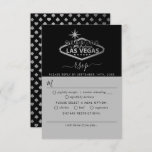 Cartons Réponse Elégant Las Vegas Destination Mariage<br><div class="desc">Célébrez dans le style avec ces cartes RSVP mariage modernes et très tendance. Ce design est facile à personnaliser avec votre libellé d'événement spécial et vos invités seront ravis quand ils recevront ces fabuleuses réponses cartes. Les éléments mariages correspondants se trouvent dans la collection.</div>