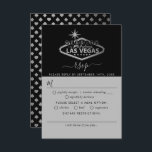 Cartons Réponse Elégant Las Vegas Destination Mariage<br><div class="desc">Célébrez dans le style avec ces cartes RSVP mariage modernes et très tendance. Ce design est facile à personnaliser avec votre libellé d'événement spécial et vos invités seront ravis quand ils recevront ces fabuleuses réponses cartes. Les éléments mariages correspondants se trouvent dans la collection.</div>
