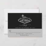 Cartons Réponse Elégant Las Vegas Destination Mariage<br><div class="desc">Célébrez dans le style avec ces cartes RSVP mariage modernes et très tendance. Ce design est facile à personnaliser avec votre libellé d'événement spécial et vos invités seront ravis quand ils recevront ces fabuleuses réponses cartes.</div>