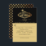 Cartons Réponse Elégant Las Vegas Destination Mariage<br><div class="desc">Célébrez dans le style avec ces cartes RSVP mariage modernes et très tendance. Ce design est facile à personnaliser avec votre libellé d'événement spécial et vos invités seront ravis quand ils recevront ces fabuleuses réponses cartes.</div>
