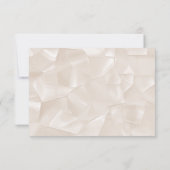 Cartons Réponse Élégant Mariage de calligraphie romantique (Dos)