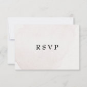 Cartons Réponse Élégant Mariage de couronne de fleurs séchées (Dos)