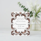 Cartons Réponse Élégant Mariage de style baroque Rococo (Debout devant)