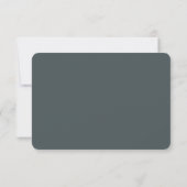 Cartons Réponse Élégant Mariage moderne Space Grey (Dos)