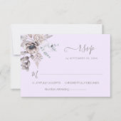 Cartons Réponse Élégant Mariage Pastel Spring Watercolor (Devant)