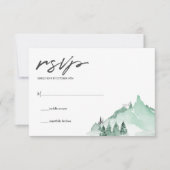 Cartons Réponse Elégant massif forestier (Devant)