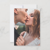 Cartons Réponse Elégant Moderne Classy Luxury QR code Mariage (Dos)