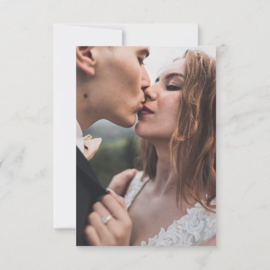 Cartons Réponse Elégant Moderne Classy Luxury QR code Mariage (Dos)