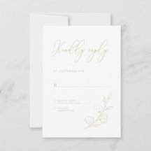 Élégant Monogramme minimaliste Mariage floral clas