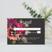 Cartons Réponse Élégant Moody Vibrant coucher de soleil Floral Pas (Debout devant)