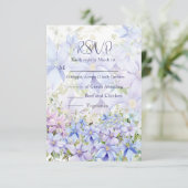 Cartons Réponse Élégant Periwinkle Clematis Mariage (Debout devant)