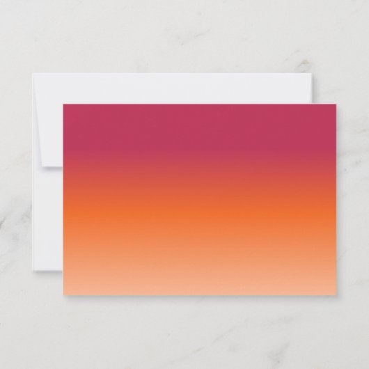 Cartons Réponse Élégant rayon de soleil minimal (Dos)