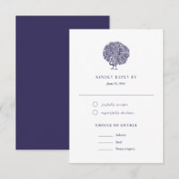 Élégant repas Peacock Vintage Choix de mariage RSV