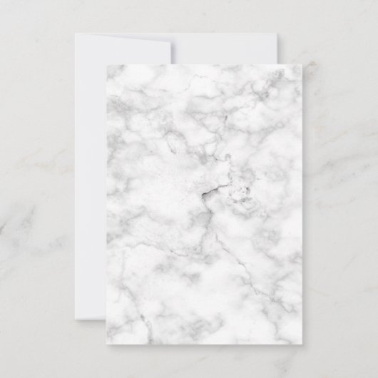 Cartons Réponse Elégant Rose or cuivre marbre palmier Mariage (Dos)