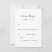 Cartons Réponse Élégant rose pâle Roses Mariage floral (Devant)