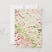 Cartons Réponse Élégant Rustique Bourgogne Floral Maroon Rose Mari (Dos)