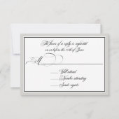 Cartons Réponse Élégant Script s'épanouit avec n'importe quelle bo (Devant)