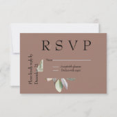 Cartons Réponse Élégant simple (Devant)