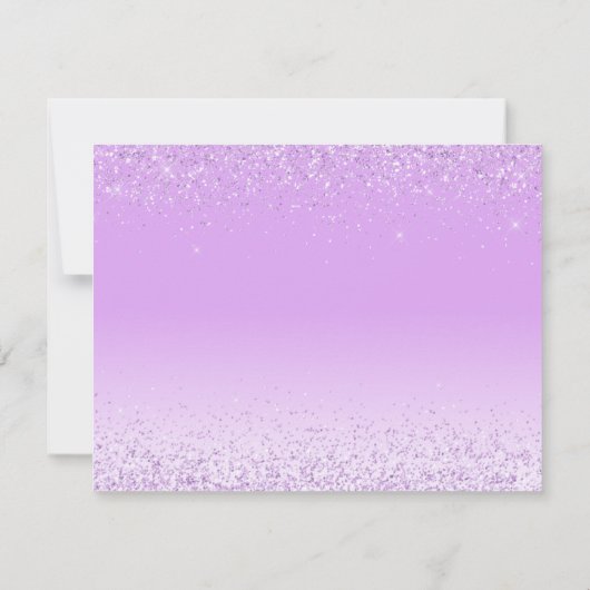 Cartons Réponse Élégant violet clair (Dos)