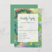 Elegant Watercolor Garden Themed Wedding