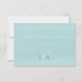 Cartons Réponse Elégante aquarelle plage sable Dollar choix de rep (Dos)