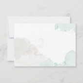 Cartons Réponse Elégante aquarelle Rose rose floral (Dos)