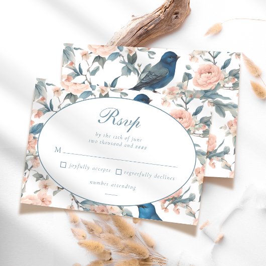 Cartons Réponse Élégante Chinoiserie Vintage Florale