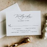 Cartons Réponse Élégante option de repas Mariage noir et blanc<br><div class="desc">Conçue pour coordonner avec notre collection de mariage de script romantique, cette carte RSVP d'options de repas personnalisable, dispose d'un texte de script de calligraphie à balayage jumelé à une serif classe et une police sans caractère moderne en noir et avec un dos de sauge dépoli. Le texte et l'arrière...</div>