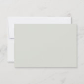 Cartons Réponse Élégante verdure rustique Mariage d'or Options de (Dos)