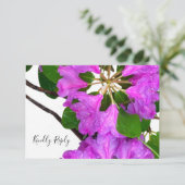 Cartons Réponse Elégants fleurs roses azalées roses (Debout devant)