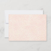 Cartons Réponse Empreinte de léopard rose avec accents or (Dos)