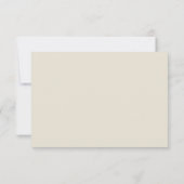 Cartons Réponse Enchanted Automne Rustique Boho Blooms Mariage (Dos)