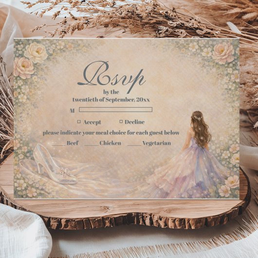 Cartons Réponse Enchanted Princess Fairytale Quinceañera
