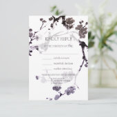 Cartons Réponse Encre sumie de fleurs de prune (Debout devant)