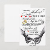 Cartons Réponse Époux Il était une fois (Devant / Derrière)