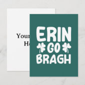Cartons Réponse Erin Go Bragh-60850 (Devant / Derrière)