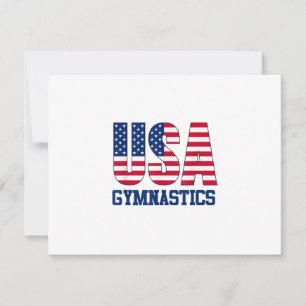 Cartons Réponse États-Unis avec Gymnastique de drapeau américain S