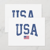 Cartons Réponse États-Unis Femmes Hommes Enfants Patriotique Améri (Devant / Derrière)