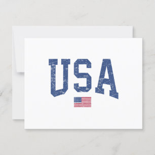 Cartons Réponse États-Unis Femmes Hommes Enfants Patriotique Améri