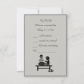 Cartons Réponse Eternal Stone couple Boho mariage (Devant)