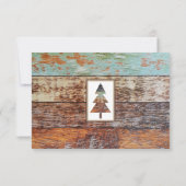 Cartons Réponse Étoile d'hiver, fête de Noël (Dos)