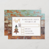 Cartons Réponse Étoile d'hiver, fête de Noël (Devant / Derrière)